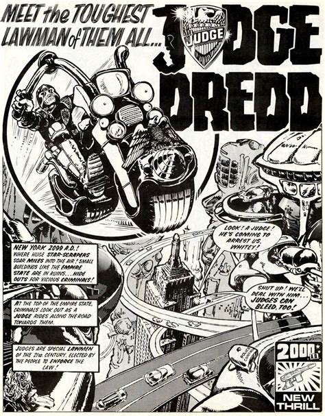 judge dredd first comic.